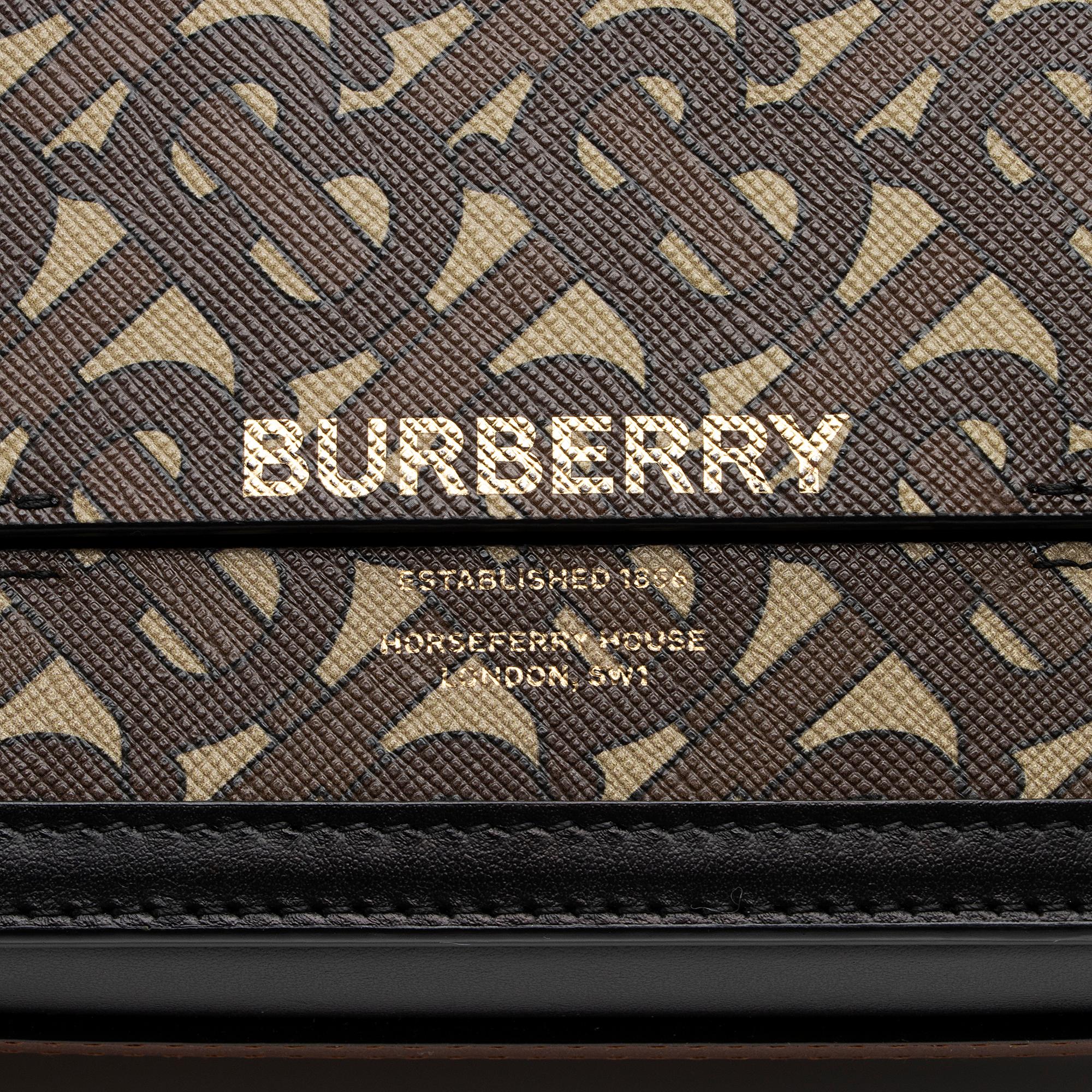 Burberry Monogram TB Bridle Grace Small Flap Shoulder Bag (SHF-kkkstg)