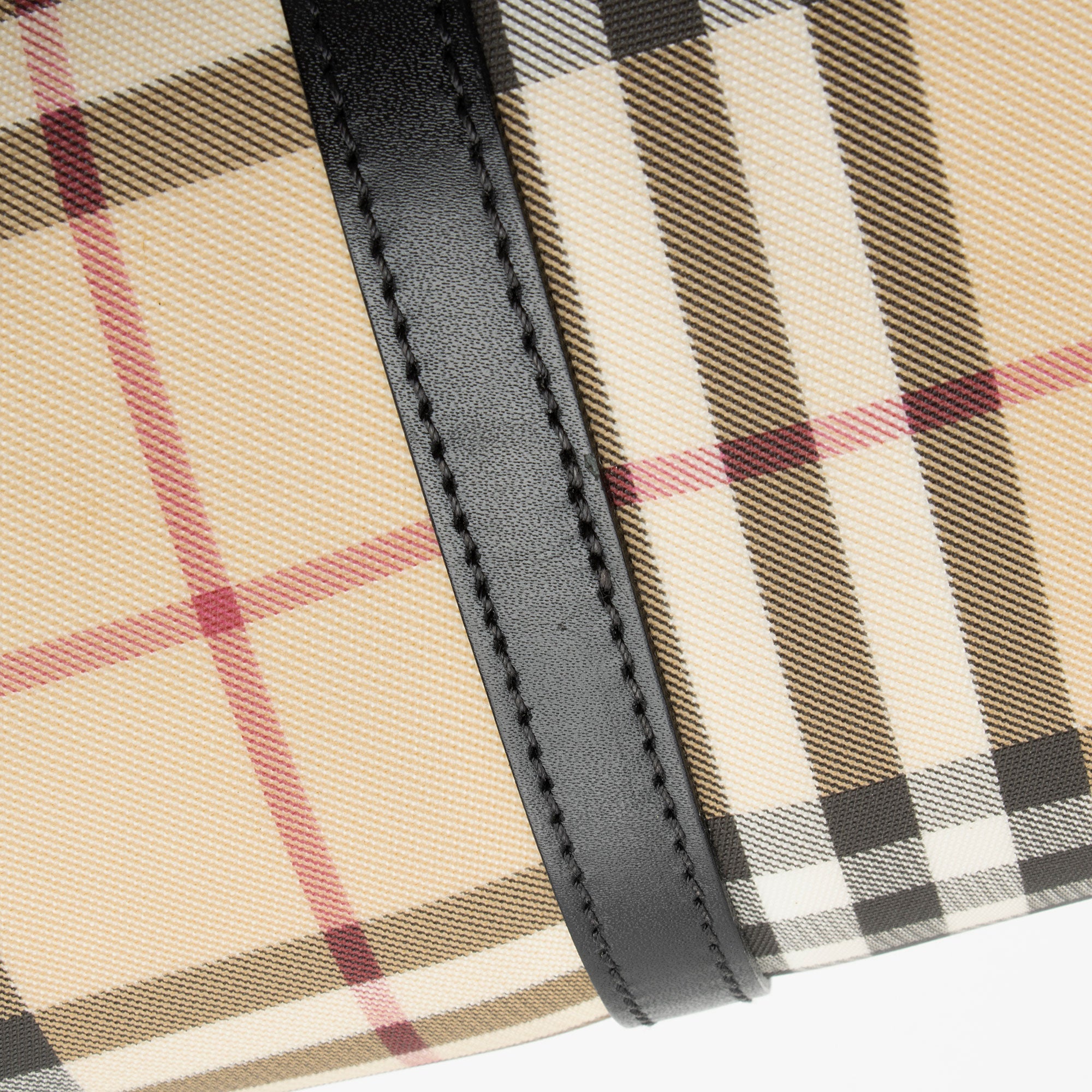 Burberry Nova Check Barrel Bag (SHF-VVhoqh)