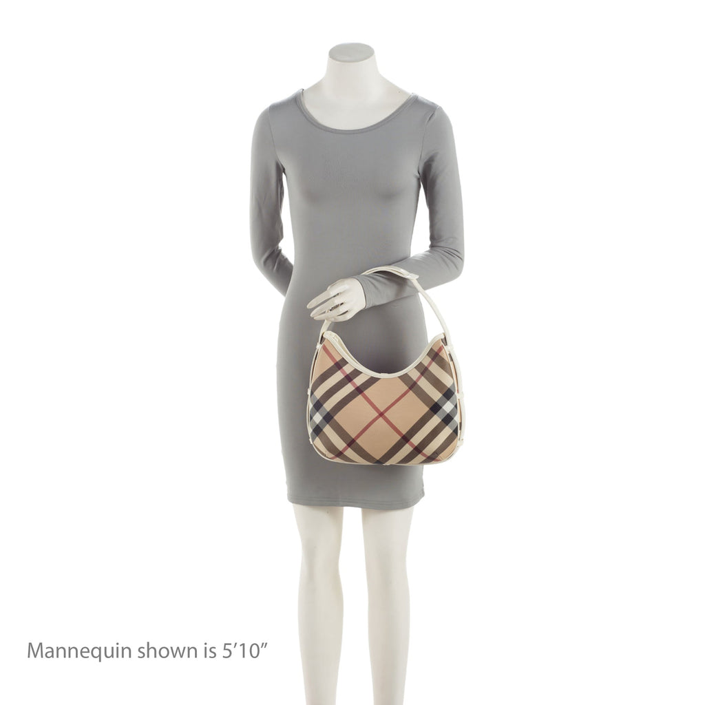 Burberry Nova Check Barton Hobo (SHF-yRrlE1)