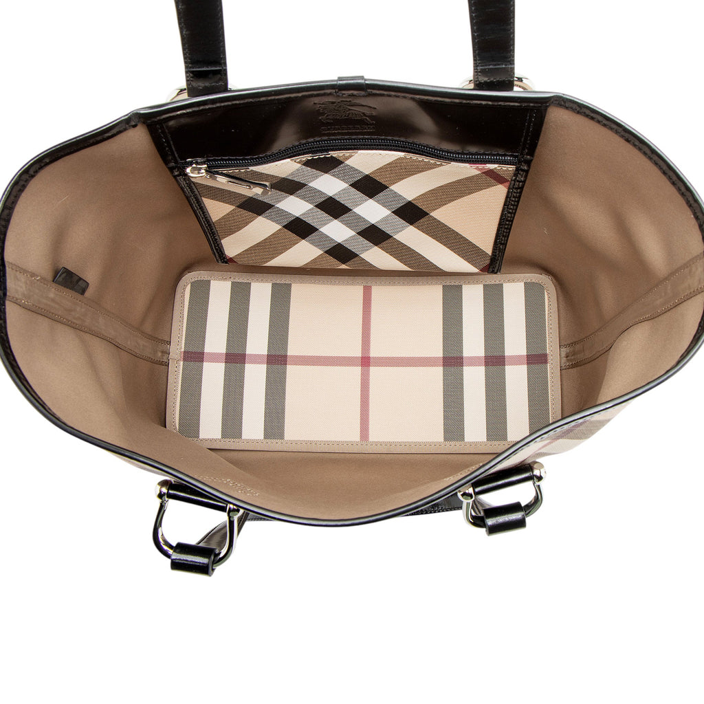 Burberry Nova Check Nickie Medium Tote