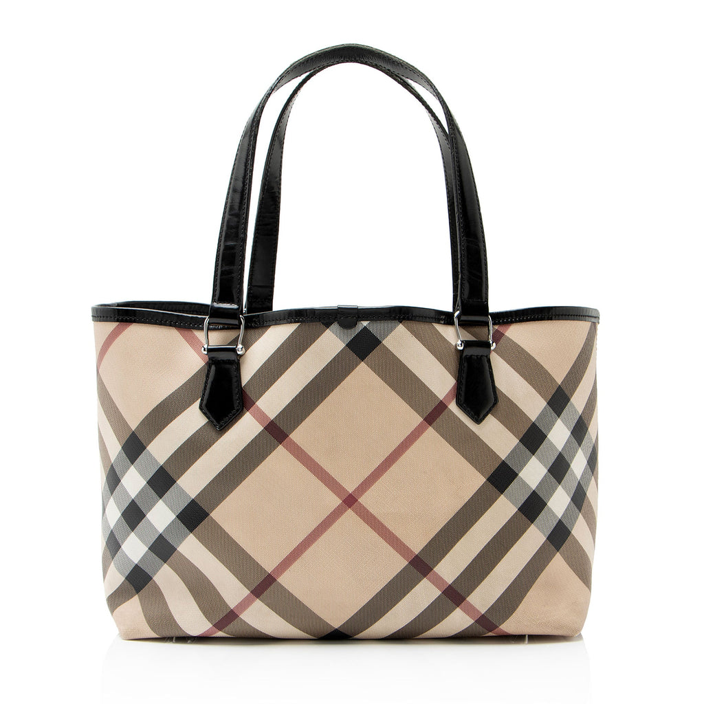 Burberry Nova Check Nickie Small Tote