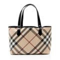 Burberry Nova Check Nickie Small Tote