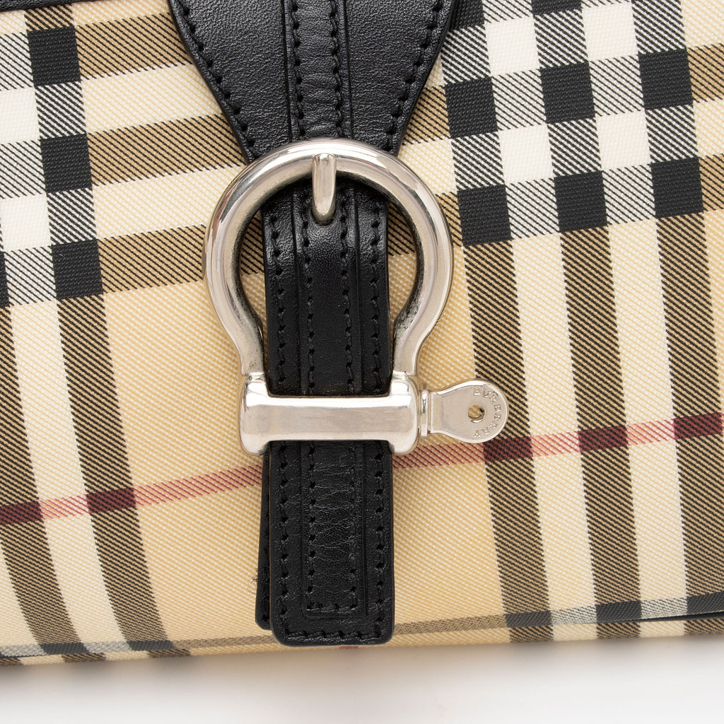 Burberry Nova Check Baguette Shoulder Bag (SHF-OeZL9i)