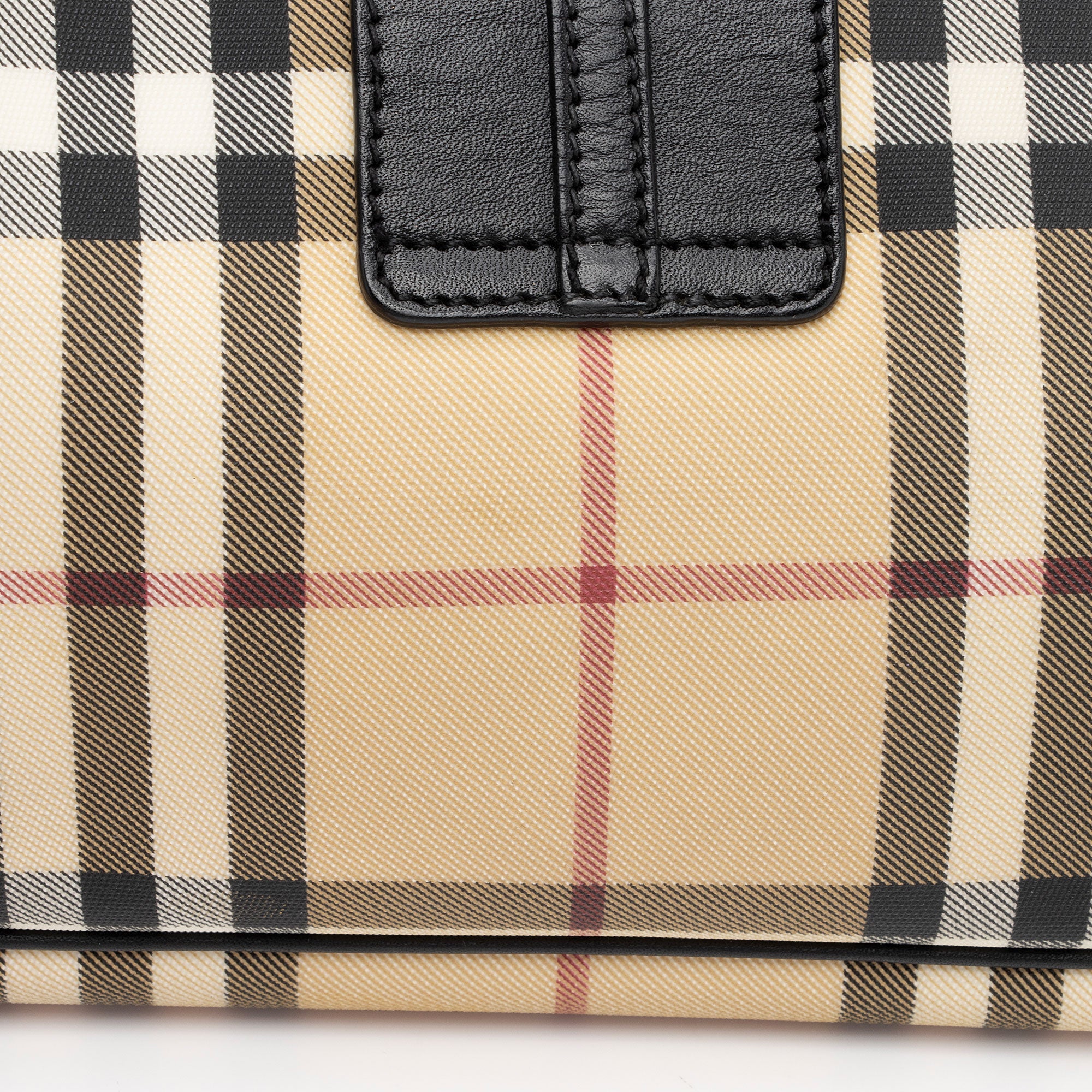 Burberry Nova Check Baguette Shoulder Bag (SHF-OeZL9i)