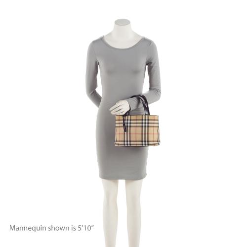 Burberry Nova Check Small Tote (SHF-UZhI0n)