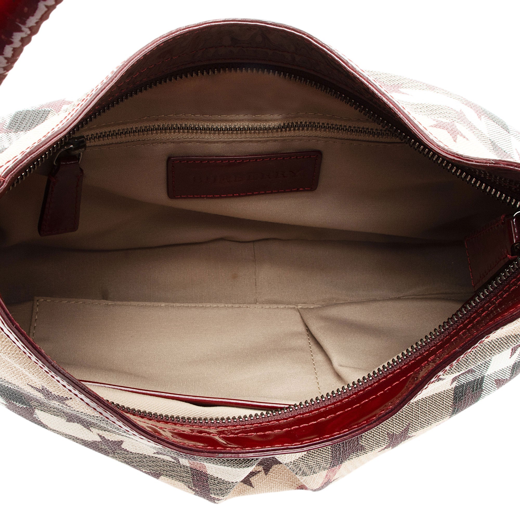 Burberry Nova Check Stars Hernville Small Hobo