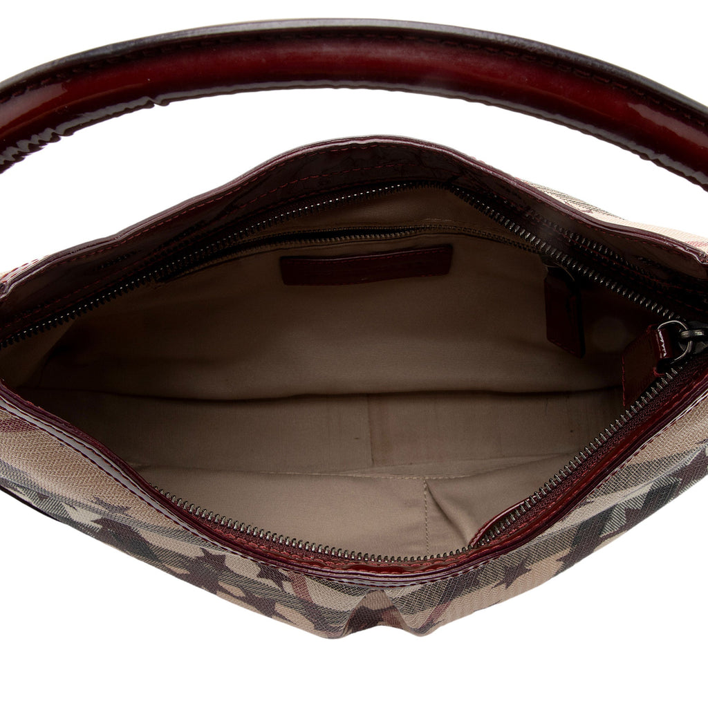 Burberry Nova Check Stars Small Hernville Hobo (SHF-6BOcX1)