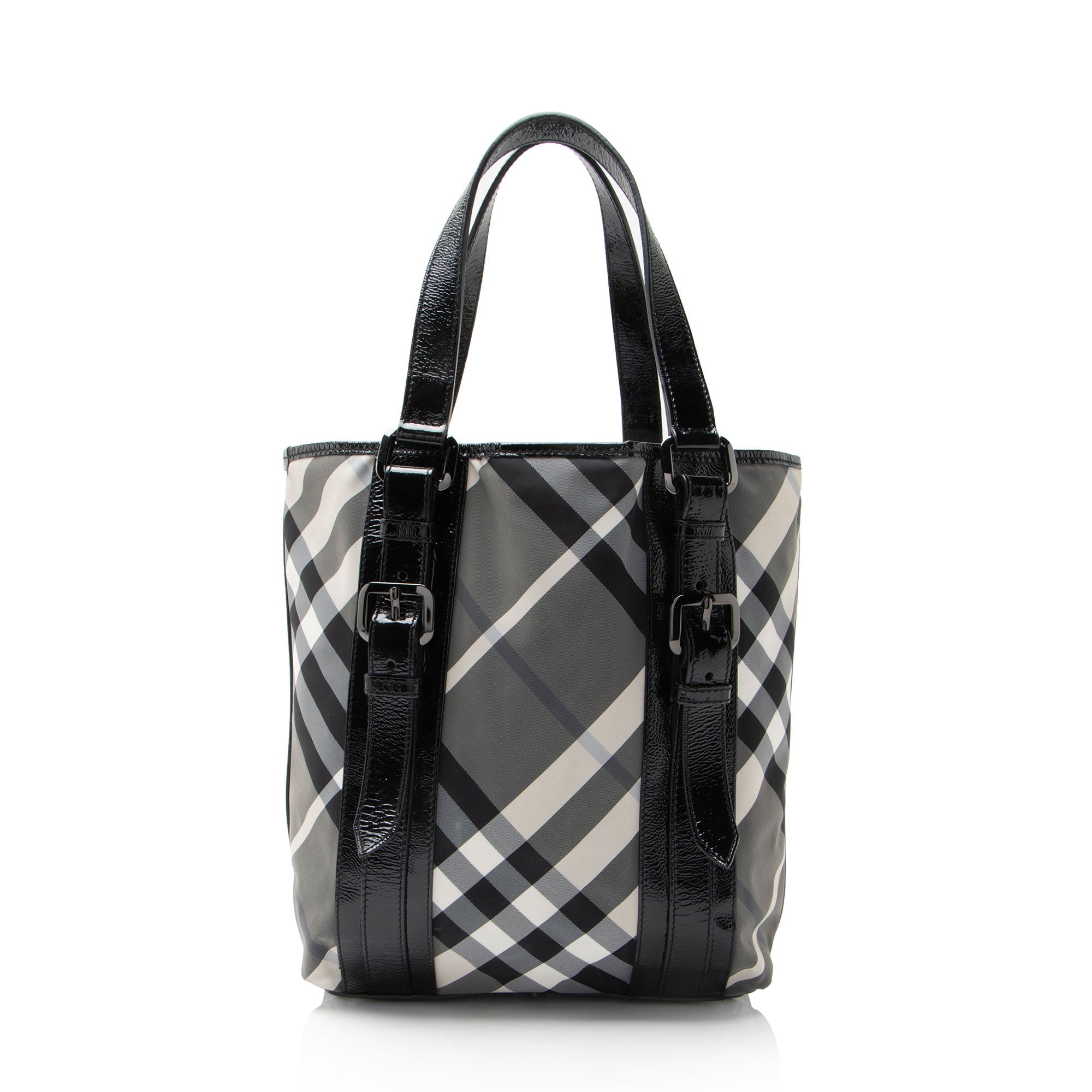 Burberry Nylon Beat Check Victoria Tote