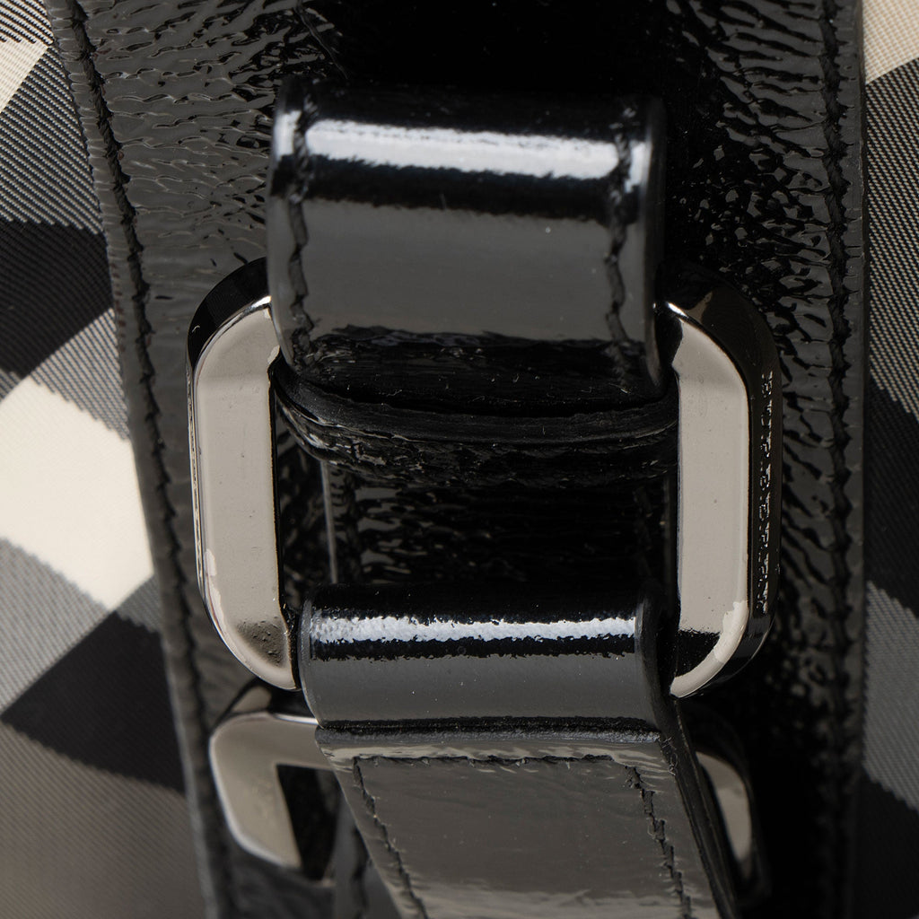 Burberry Nylon Beat Check Victoria Tote