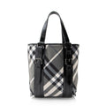 Burberry Nylon Beat Check Victoria Tote