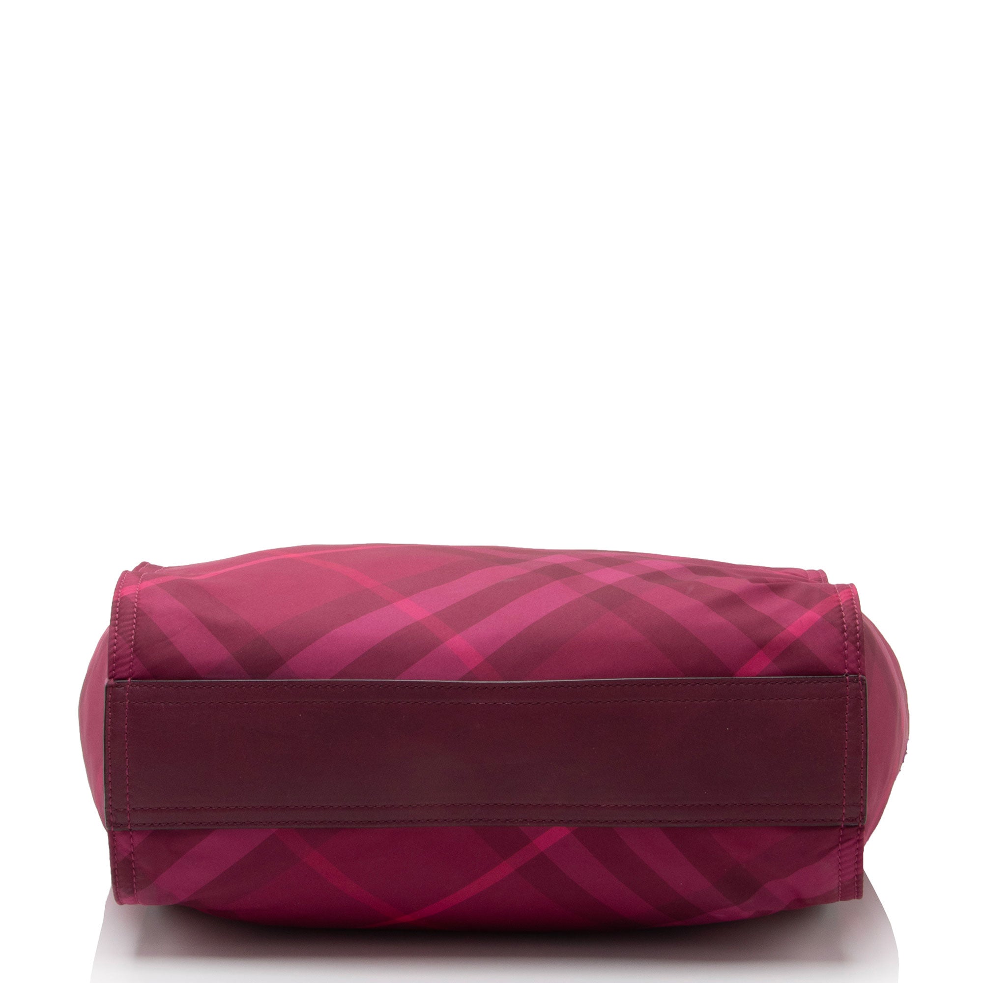 Burberry Nylon Check Buckleigh Packable Small Tote (SHF-ibEbJ7)