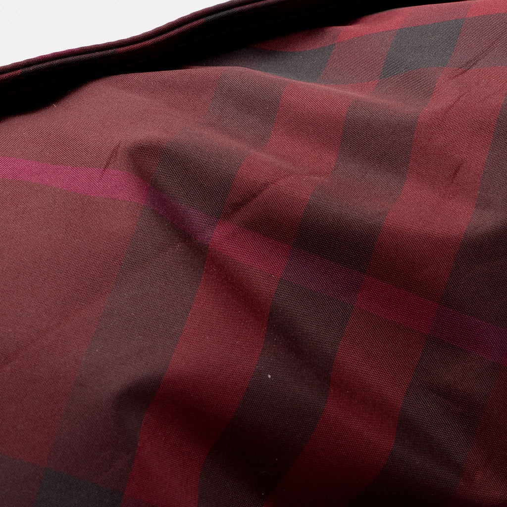 Burberry Nylon Check Buckleigh Packable Small Tote (SHF-mg4mKV)