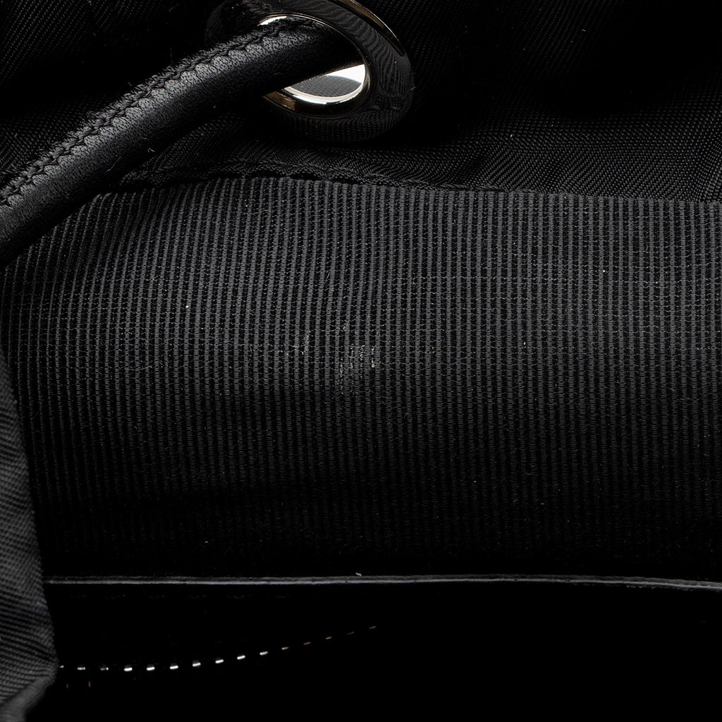 Burberry Nylon Leather Medium Rucksack Backpack (SHF-L8DnLS)