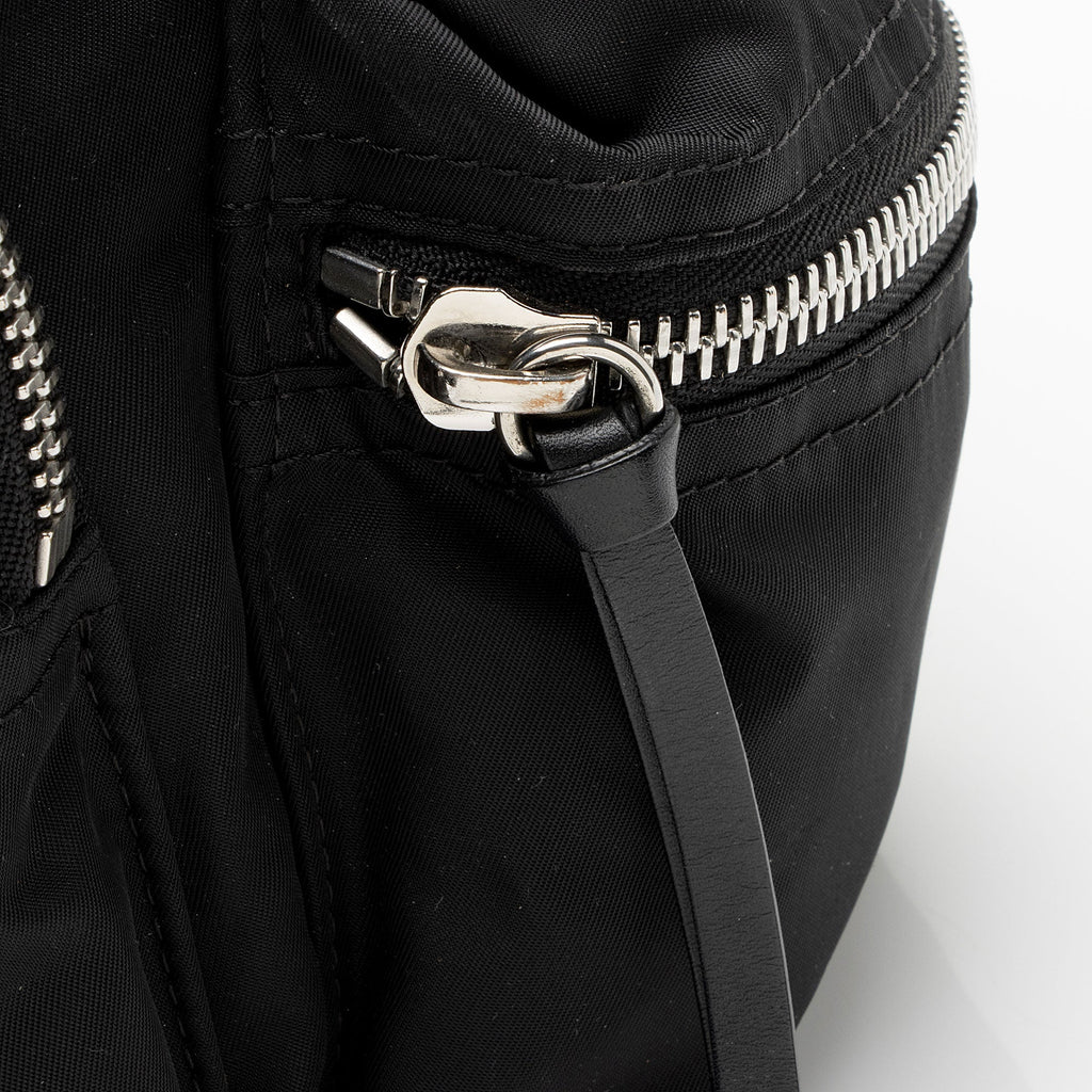 Burberry Nylon Leather Medium Rucksack Backpack (SHF-L8DnLS)