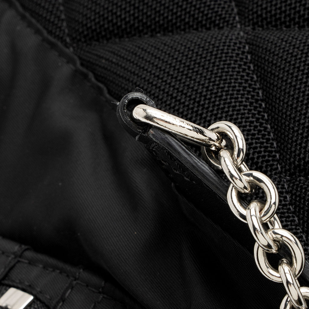 Burberry Nylon Leather Medium Rucksack Backpack (SHF-L8DnLS)
