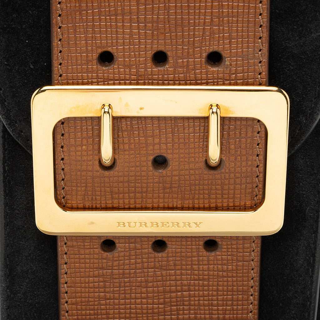 Burberry Prorsum Suede Leather Buckle Belt Bag