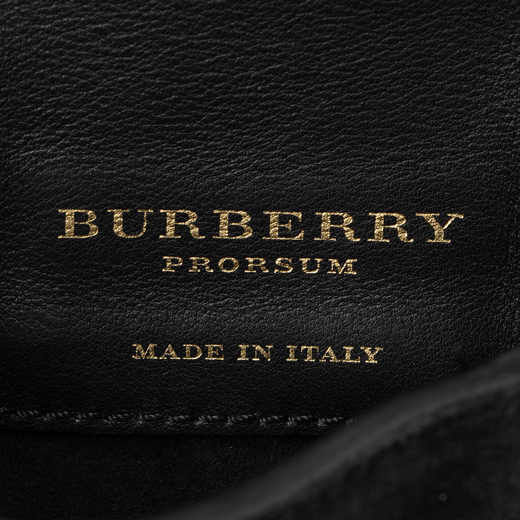 Burberry Prorsum Suede Leather Buckle Belt Bag
