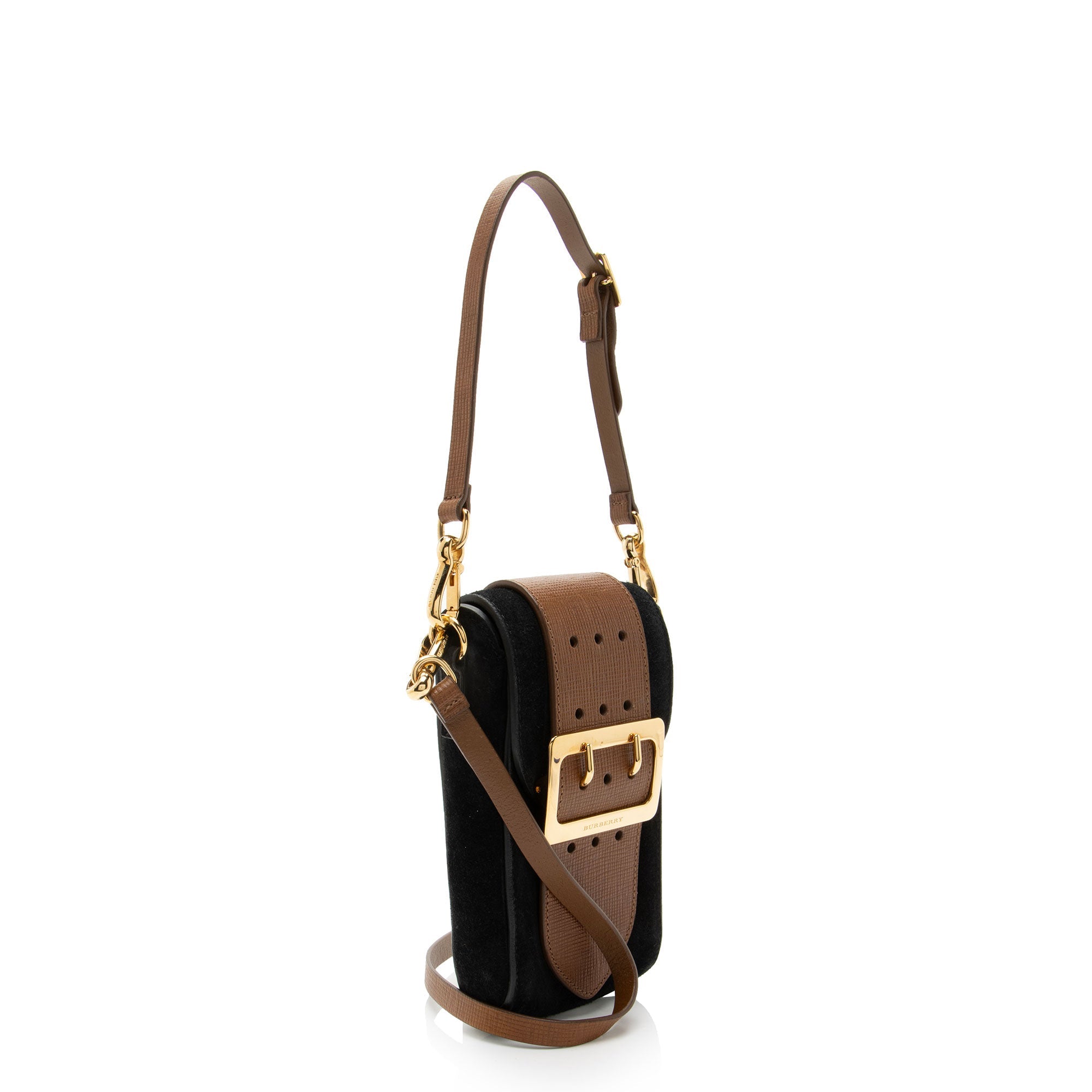 Burberry Prorsum Suede Leather Buckle Belt Bag
