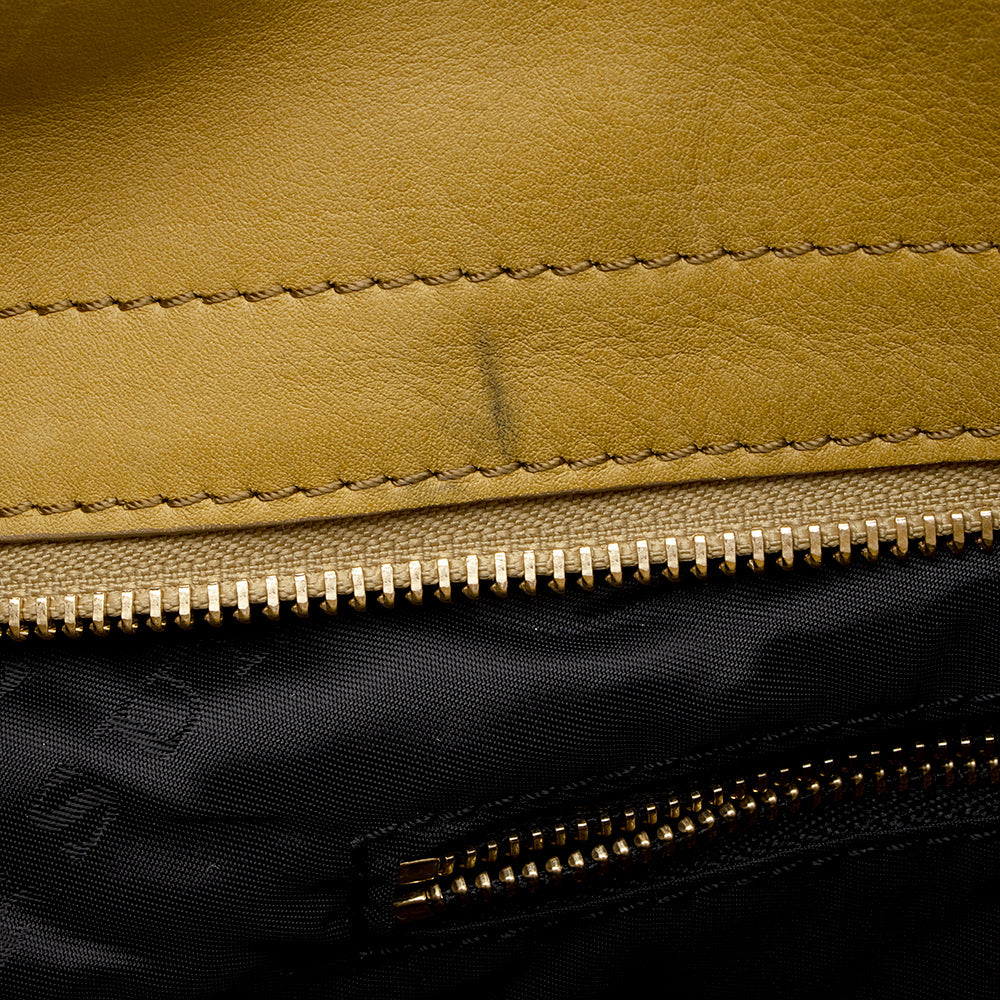 Burberry Prosum Leather Studded Hobo (SHF-18481)