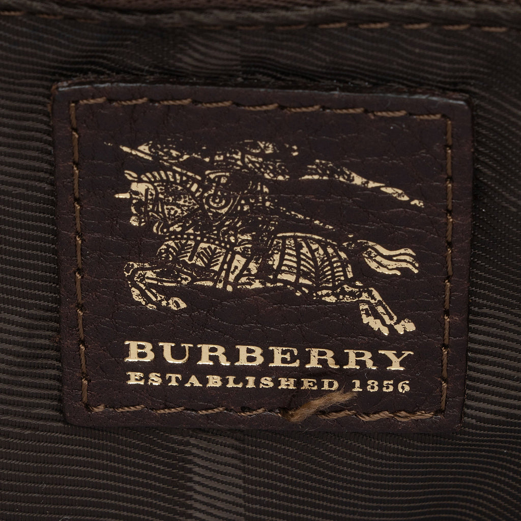 Burberry Quilted House Check Manor Tote (SHF-9N5HL6)