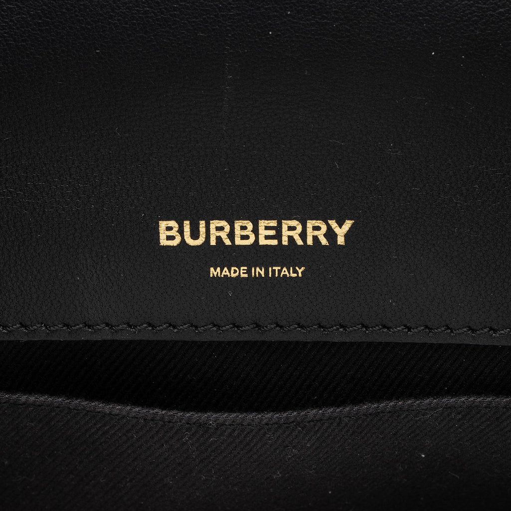 Burberry Quilted Lambskin TB Lola Chain Small Crossbody (SHF-9X7fKN)