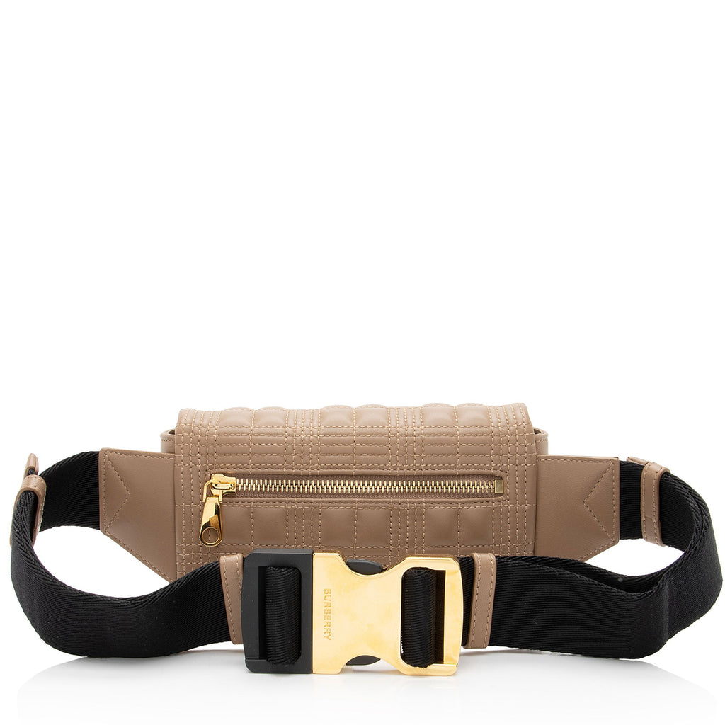 Burberry Quilted Lambskin TB Lola Belt Bag