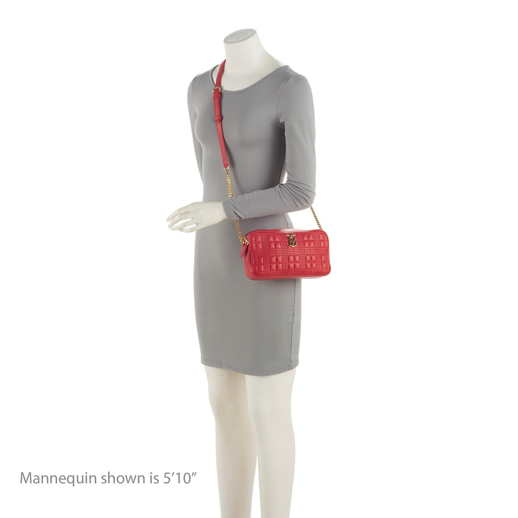 Burberry Quilted Lambskin TB Lola Camera Bag (SHF-G0RyLf)