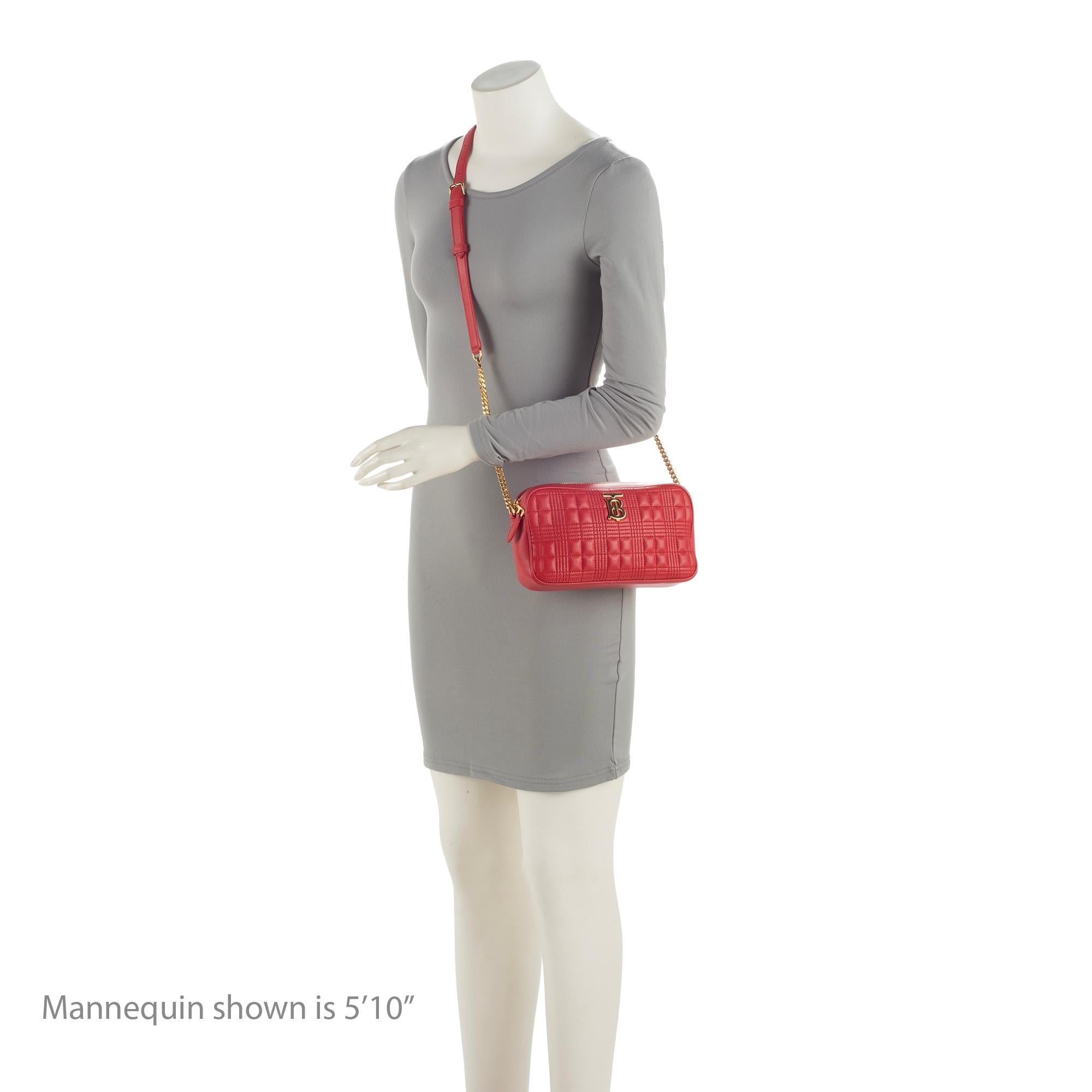 Burberry Quilted Lambskin TB Lola Camera Bag (SHF-G0RyLf)