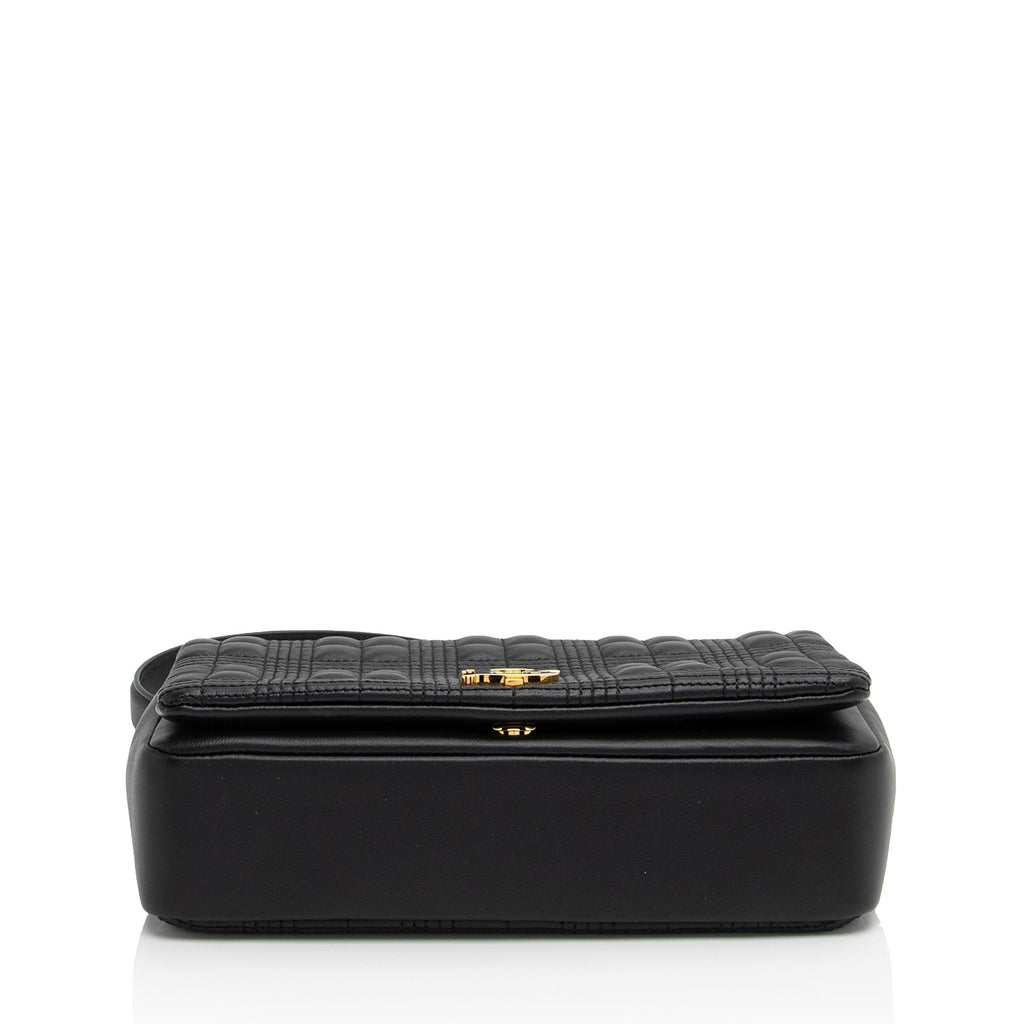 Burberry Quilted Lambskin TB Lola Chain Small Crossbody