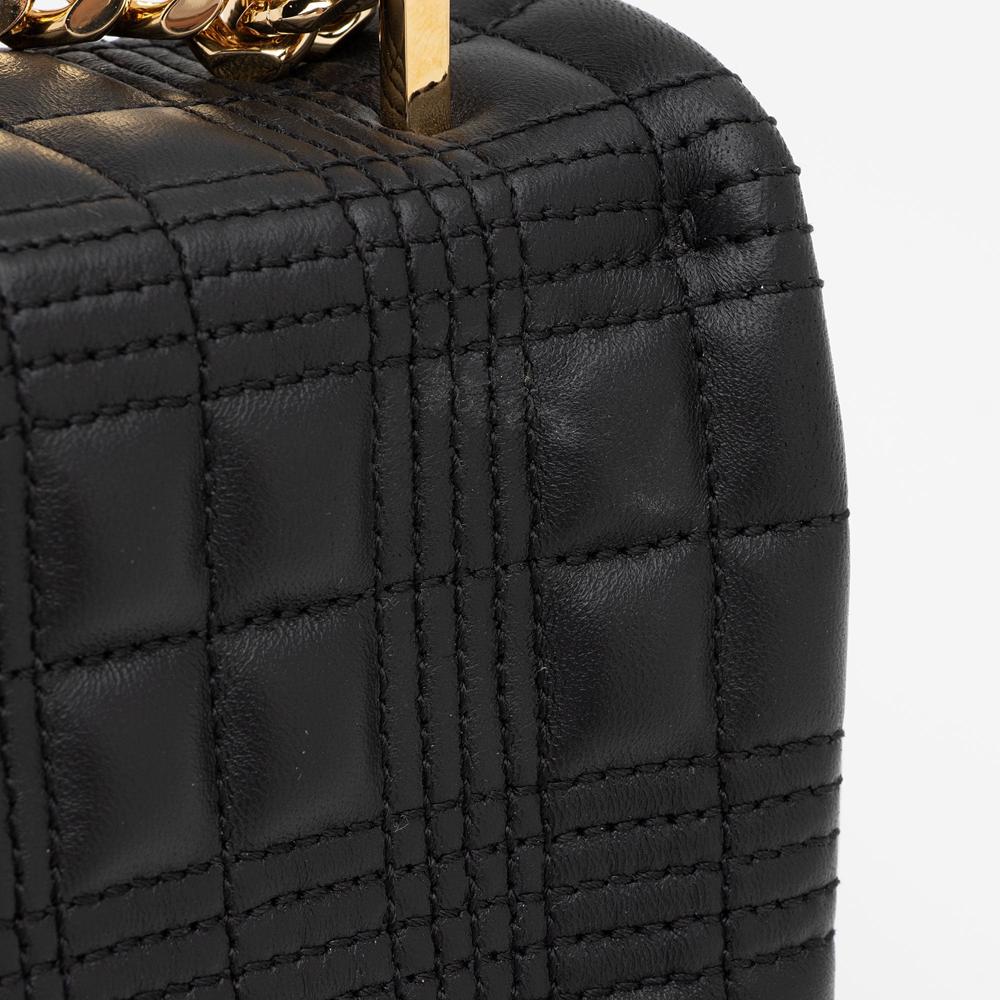 Burberry Quilted Lambskin TB Lola Chain Small Crossbody