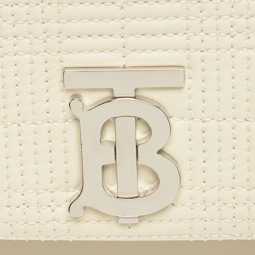Burberry Quilted Lambskin TB Lola Chain Small Crossbody