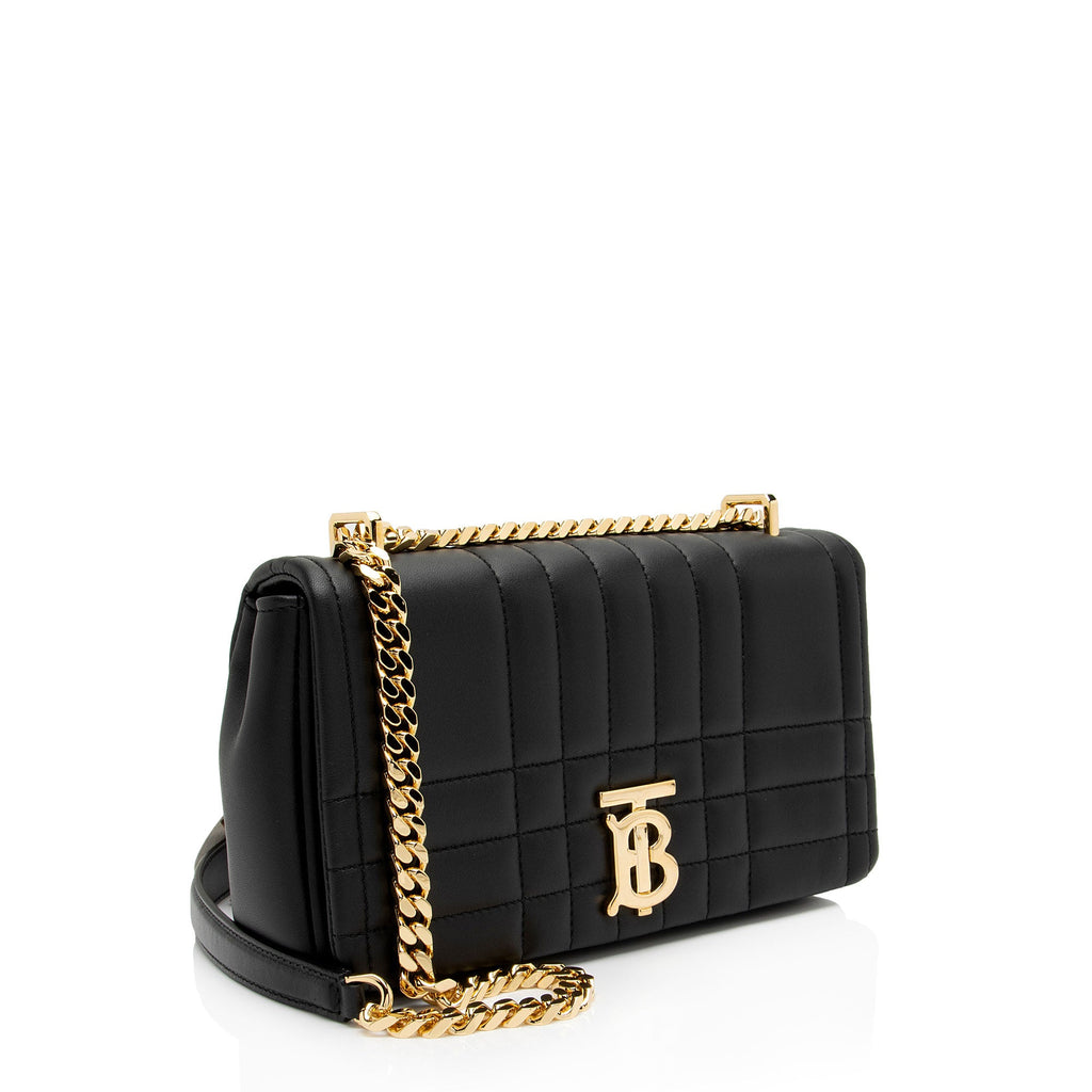 Burberry Quilted Lambskin TB Lola Chain Small Crossbody