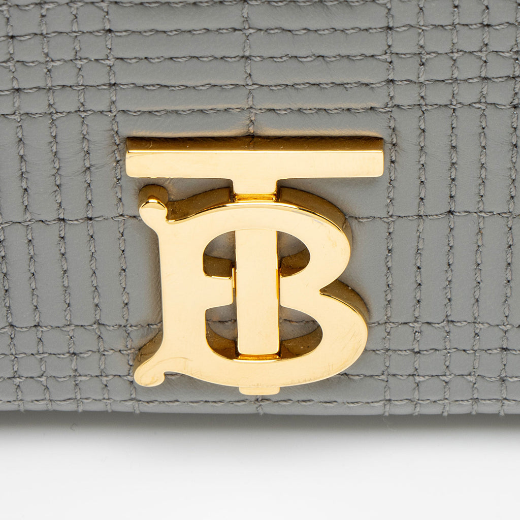 Burberry Quilted Lambskin TB Lola Chain Small Crossbody
