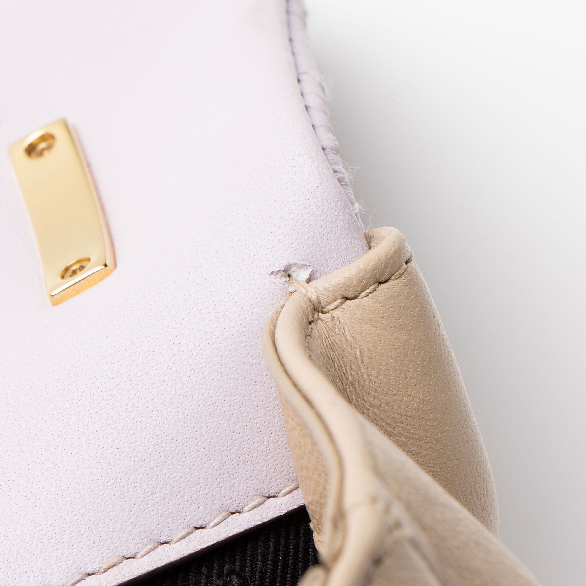 Burberry Quilted Lambskin TB Lola Chain Small Crossbody