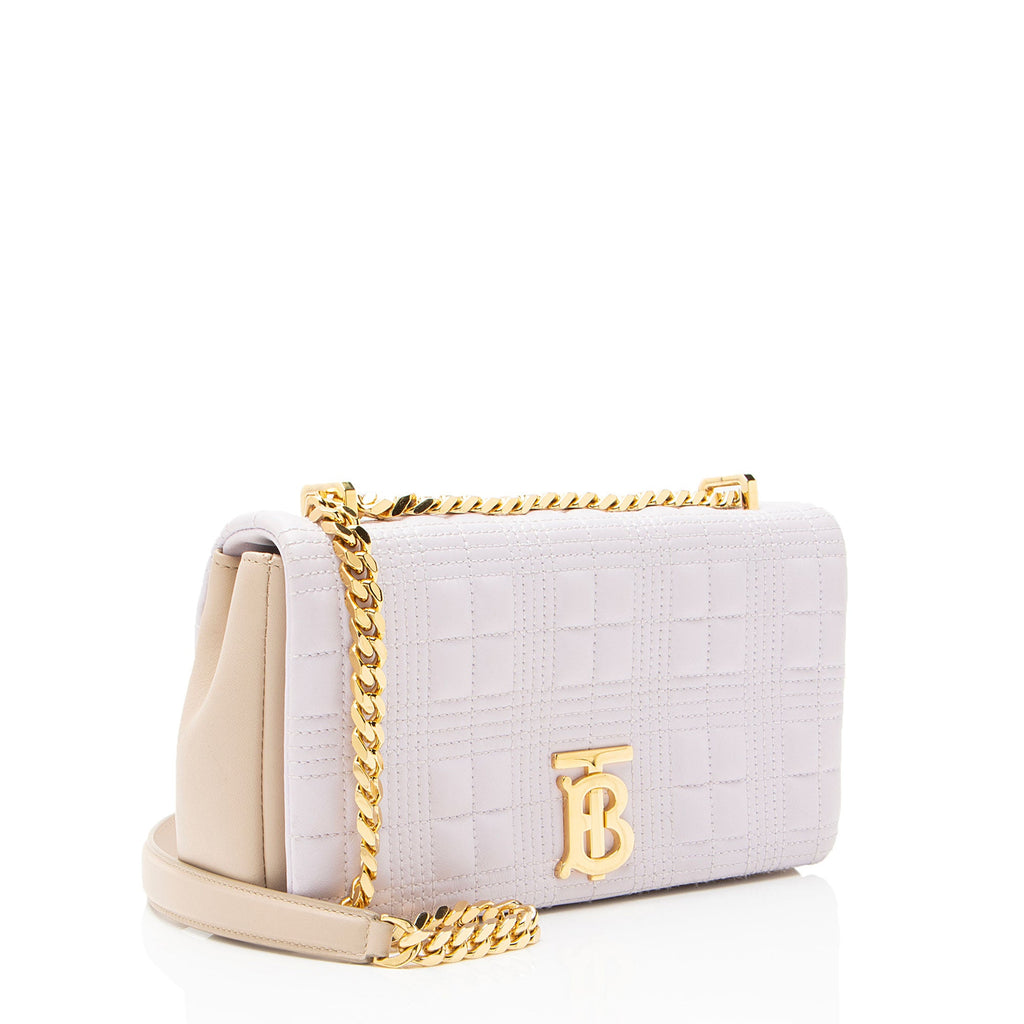 Burberry Quilted Lambskin TB Lola Chain Small Crossbody