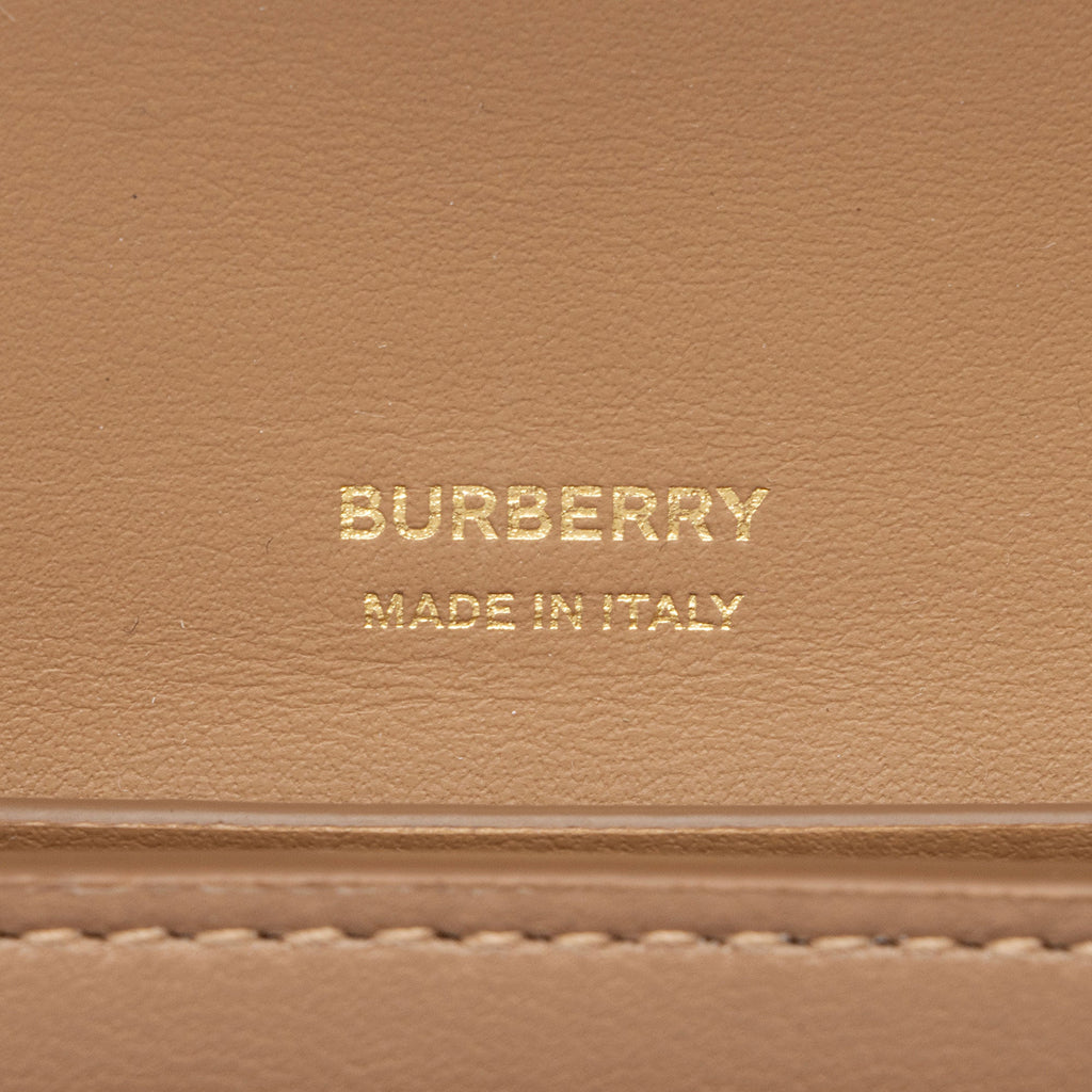 Burberry Quilted Lambskin TB Lola Continental Wallet (SHF-OkZsZO)
