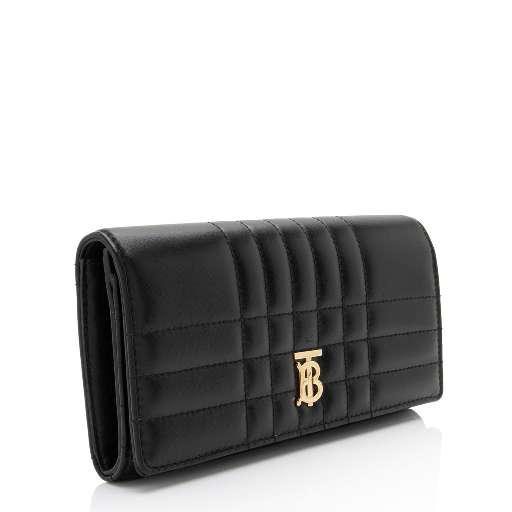 Burberry Quilted Lambskin TB Lola Wallet (SHF-GBBi3Y)