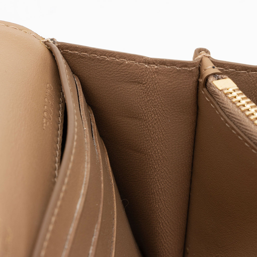 Burberry Quilted Lambskin TB Lola Continental Wallet