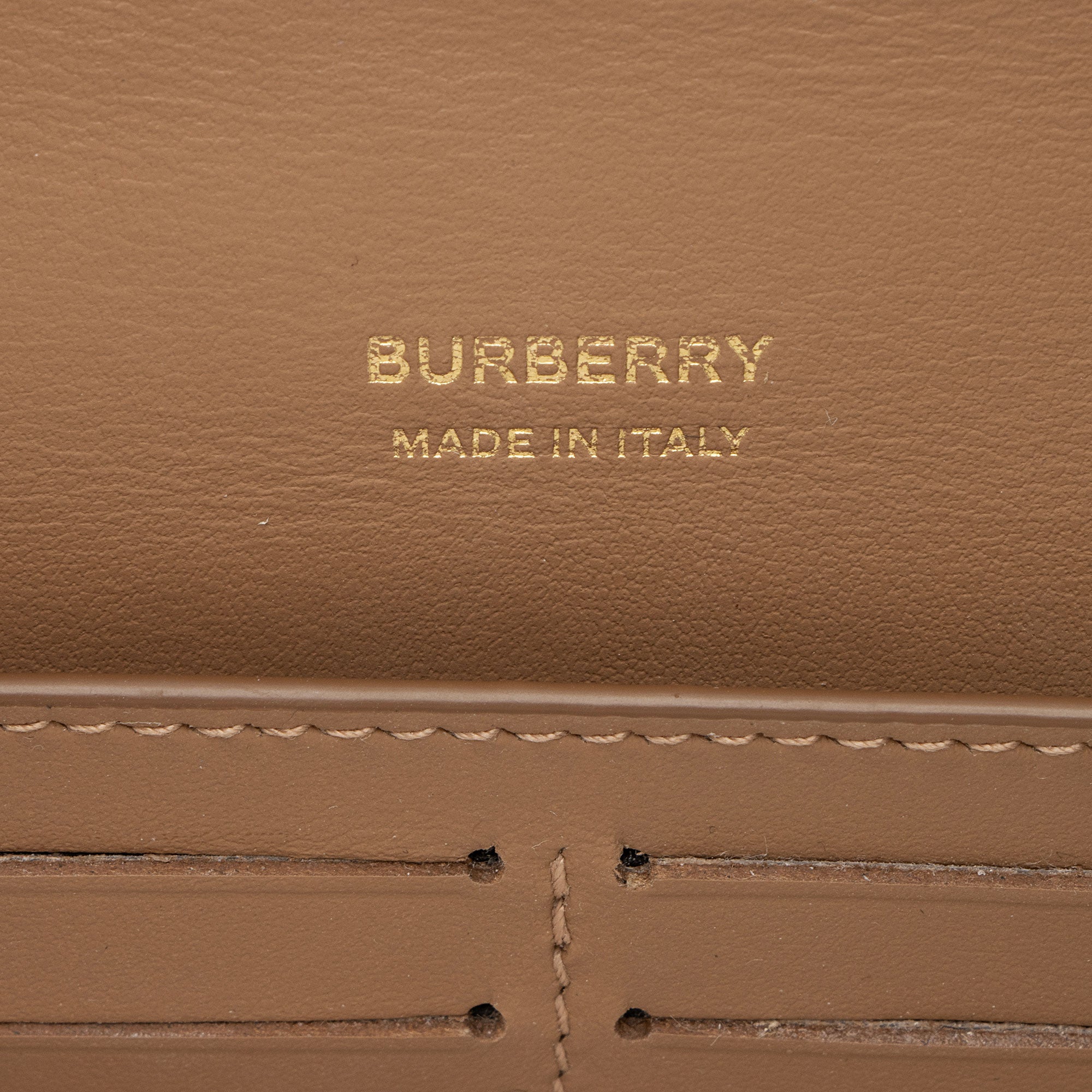 Burberry Quilted Lambskin TB Lola Continental Wallet