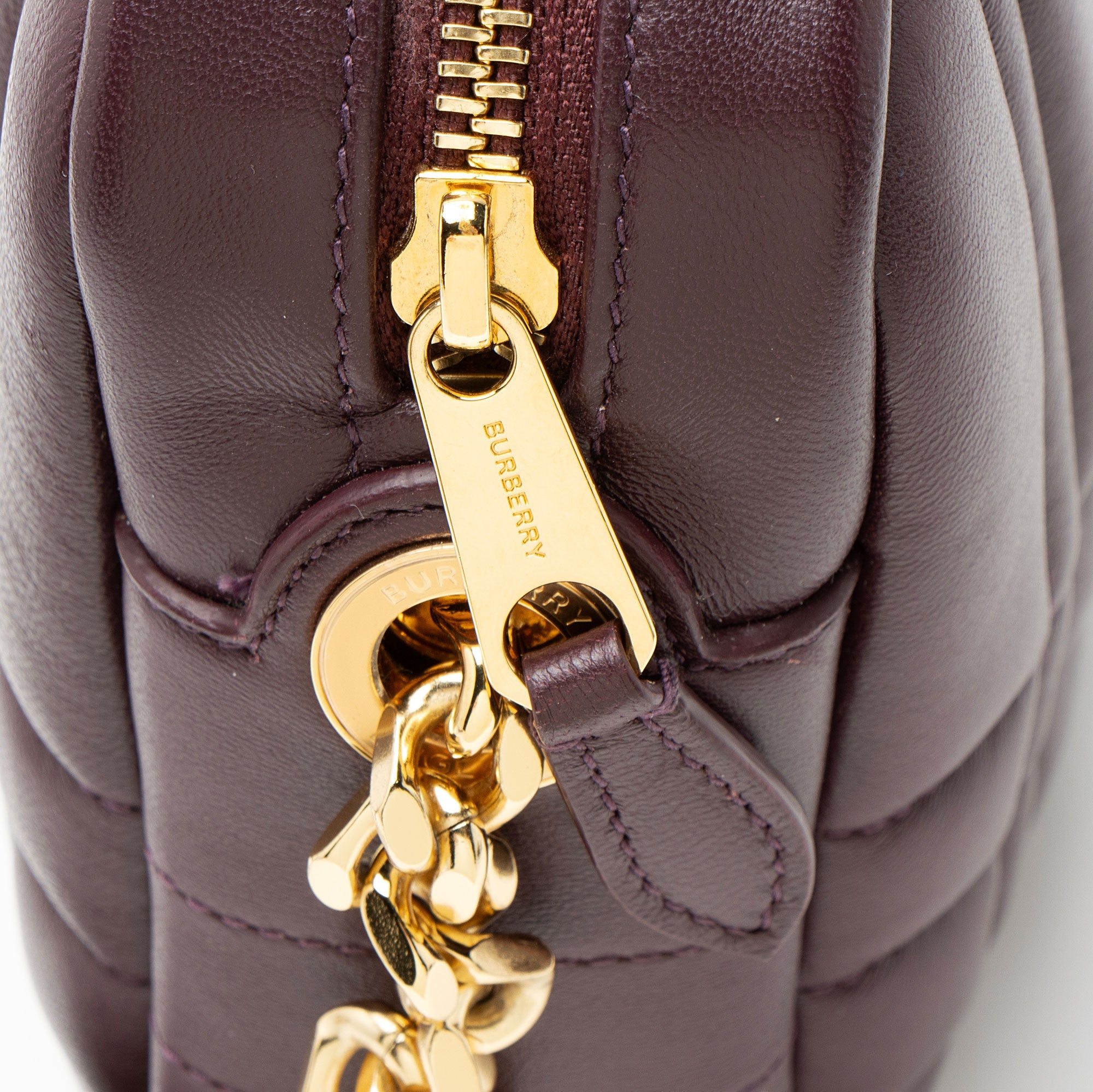 Burberry Quilted Lambskin TB Lola Small Camera Bag
