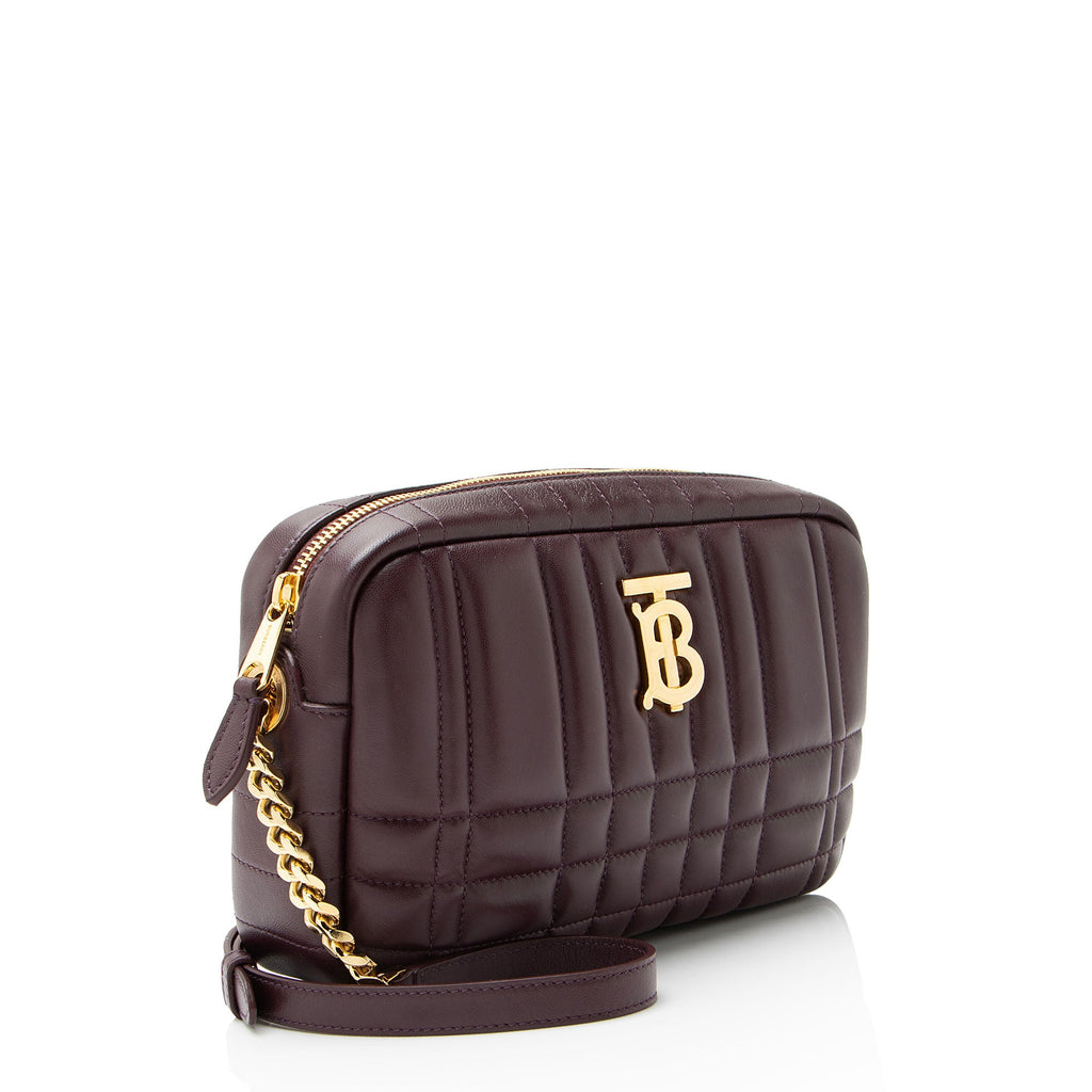 Burberry Quilted Lambskin TB Lola Small Camera Bag