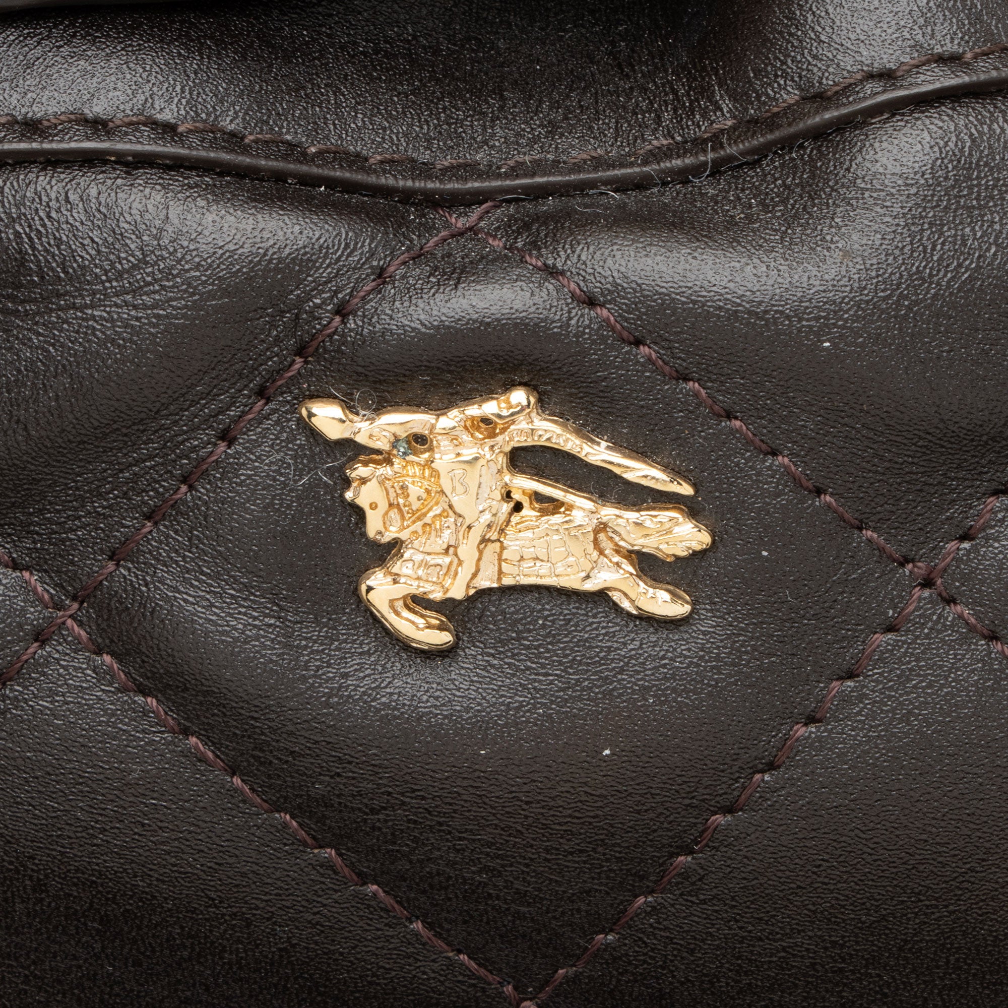Burberry Quilted Leather Beaton Baby Satchel