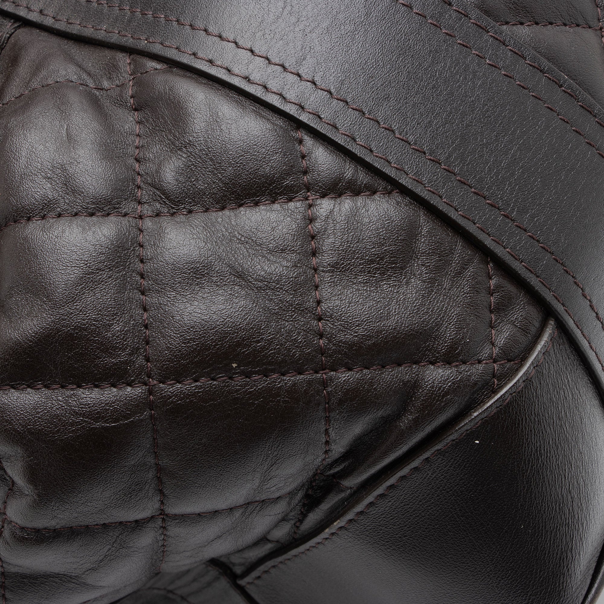 Burberry Quilted Leather Beaton Satchel