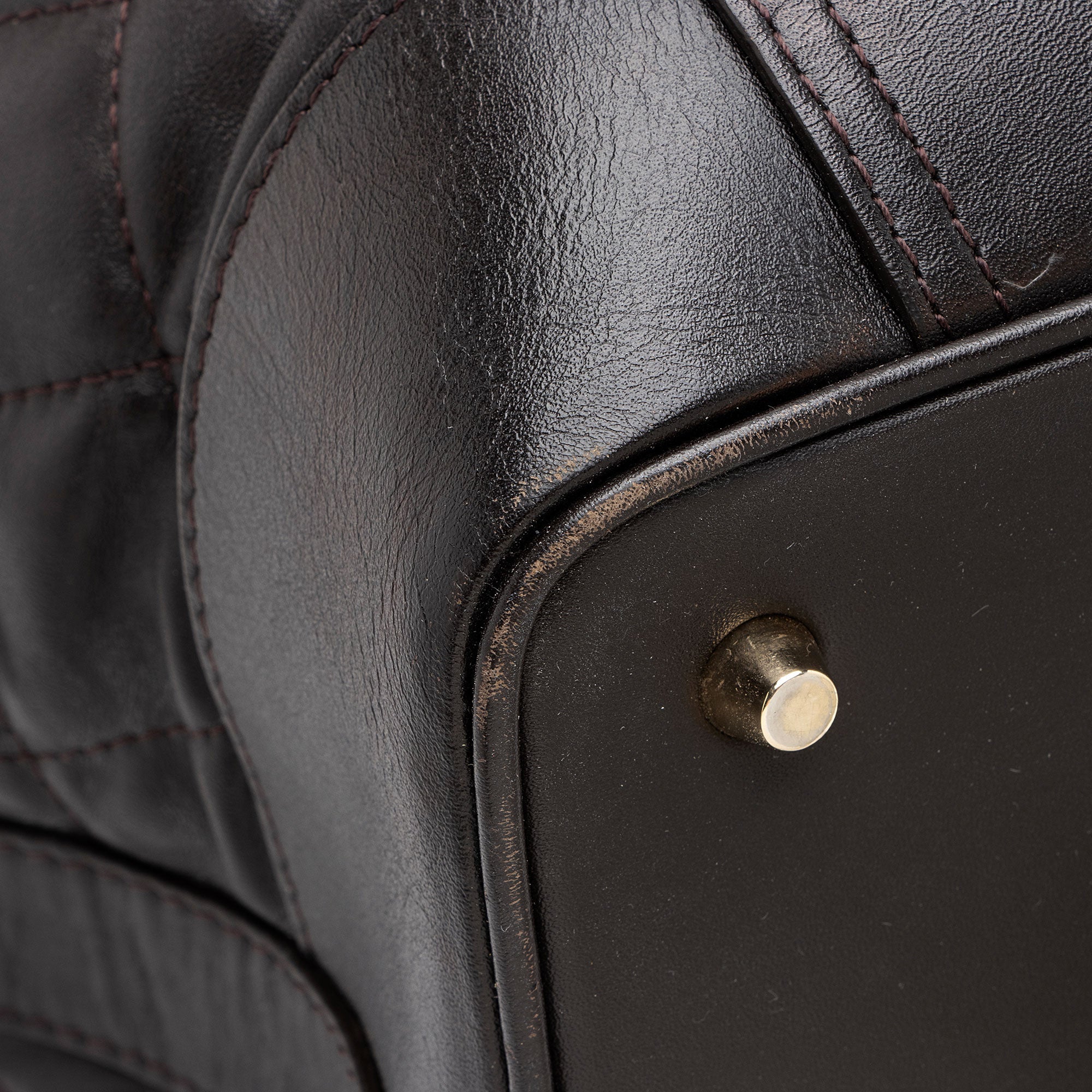 Burberry Quilted Leather Beaton Satchel