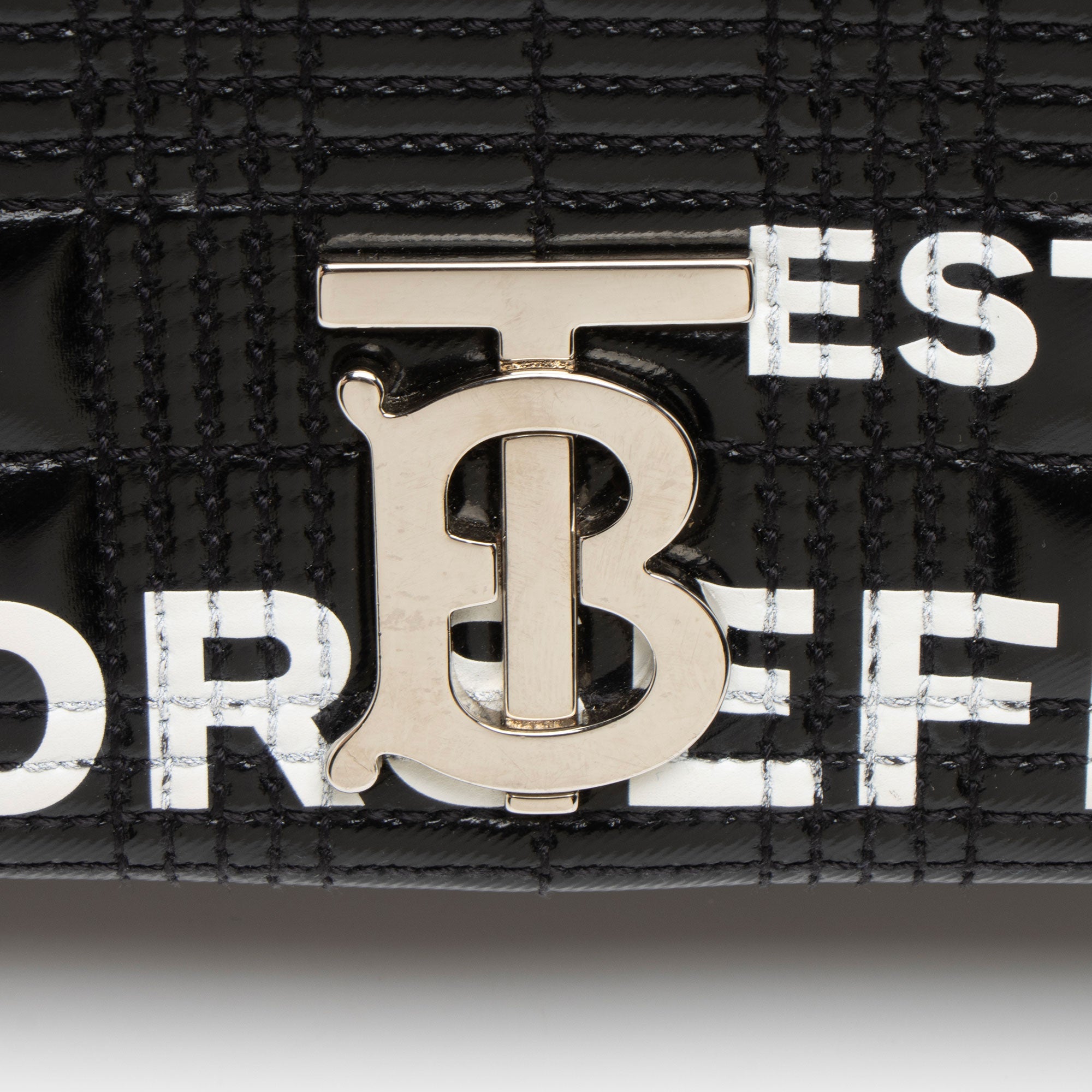 Burberry Quilted Leather Horseferry TB Shoulder Bag