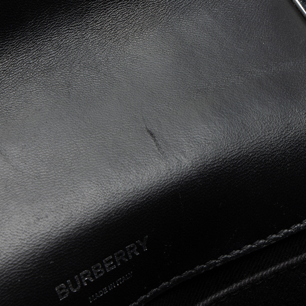 Burberry Quilted Leather Horseferry TB Shoulder Bag