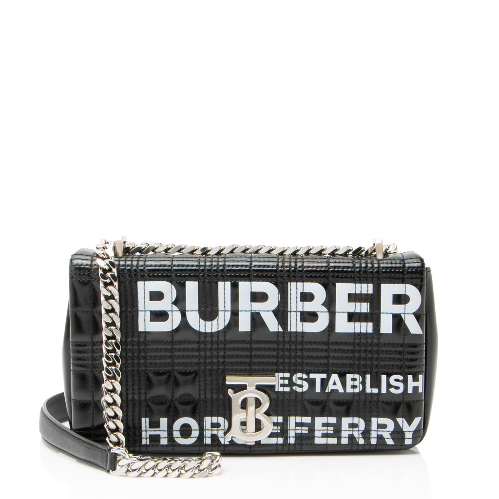 Burberry Quilted Leather Horseferry TB Shoulder Bag