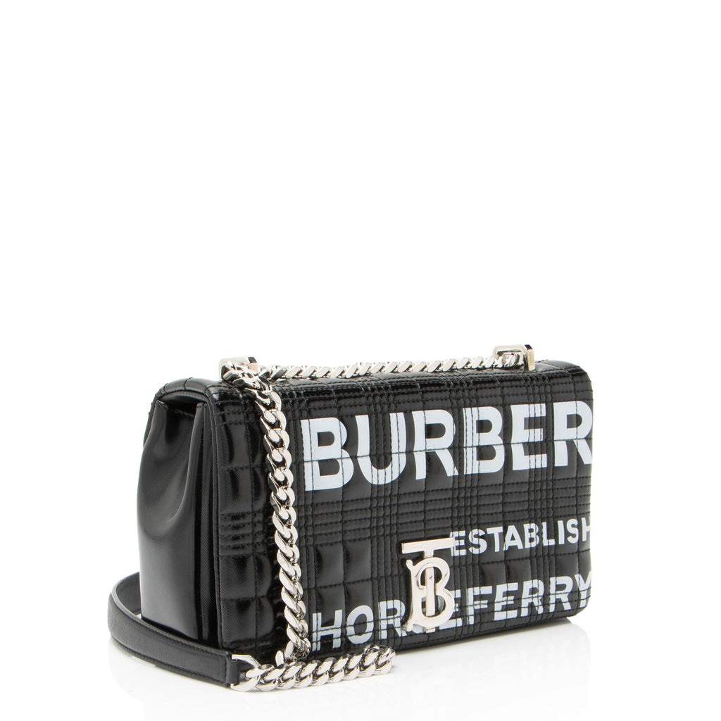Burberry Quilted Leather Horseferry TB Shoulder Bag
