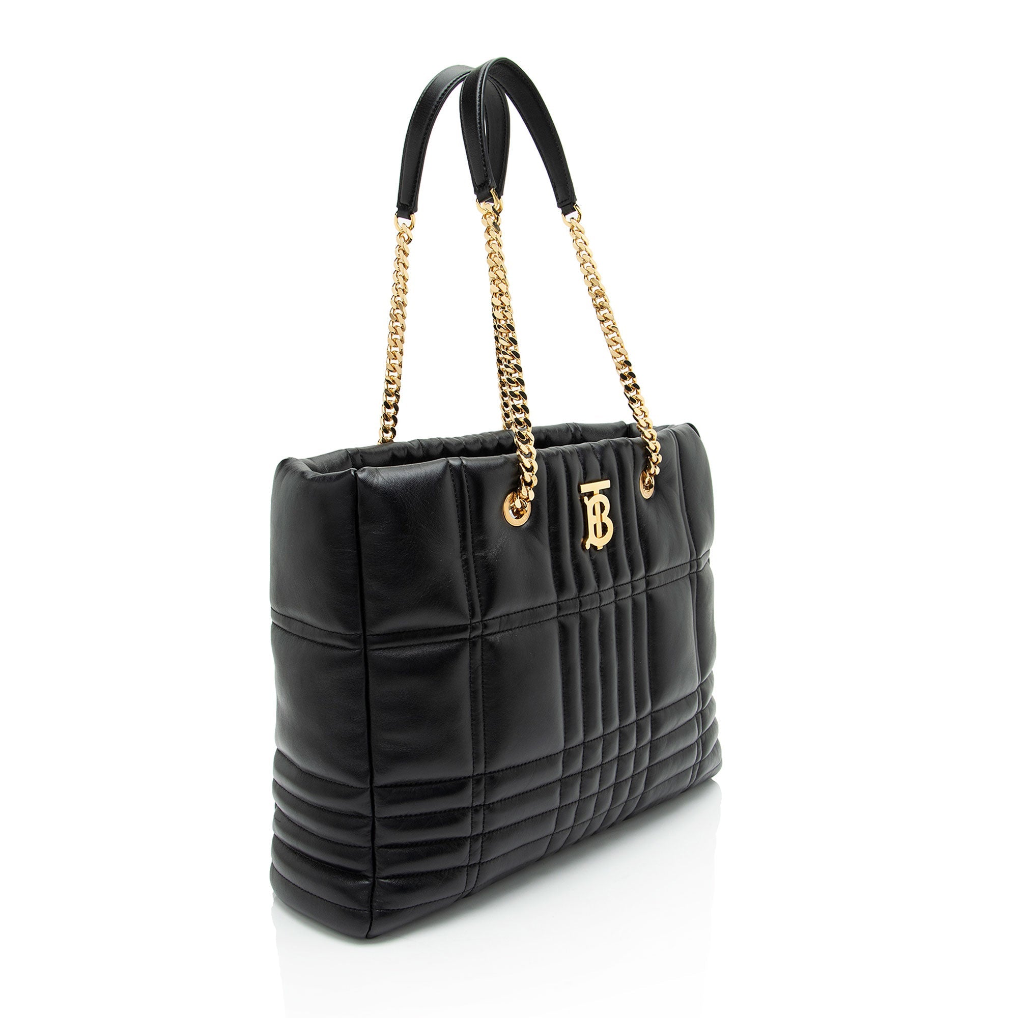 Burberry Quilted Leather Lola Shopping Tote