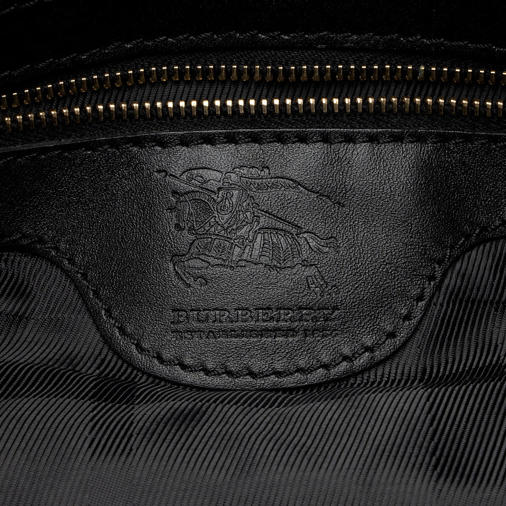 Burberry Quilted Leather Manor Satchel (SHF-XS6CjR)